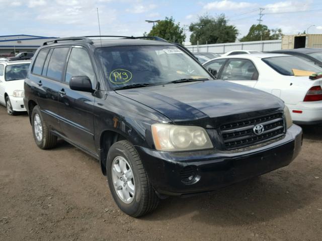 JTEGF21A530119064 - 2003 TOYOTA HIGHLANDER BLACK photo 1