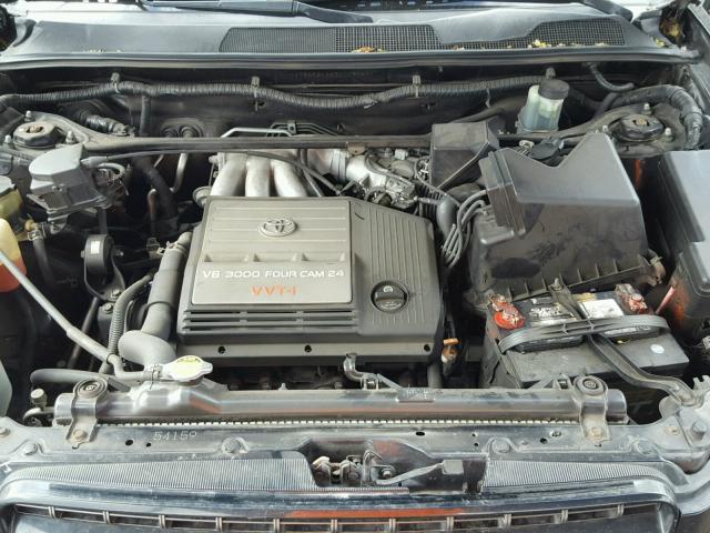 JTEGF21A530119064 - 2003 TOYOTA HIGHLANDER BLACK photo 7