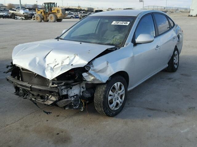 KMHDU4AD6AU991709 - 2010 HYUNDAI ELANTRA BL SILVER photo 2