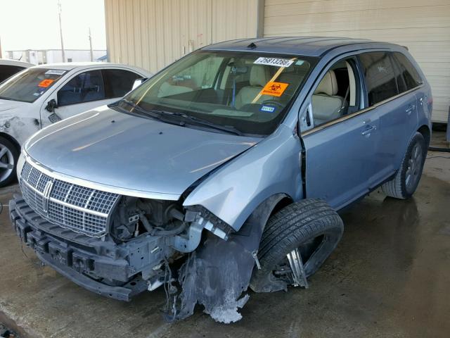 2LMDU68C58BJ07224 - 2008 LINCOLN MKX BLUE photo 2