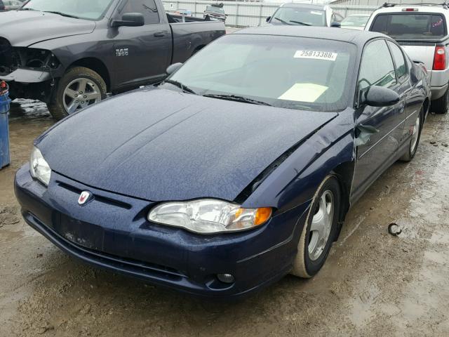 2G1WX15KX29266519 - 2002 CHEVROLET MONTE CARL BLUE photo 2