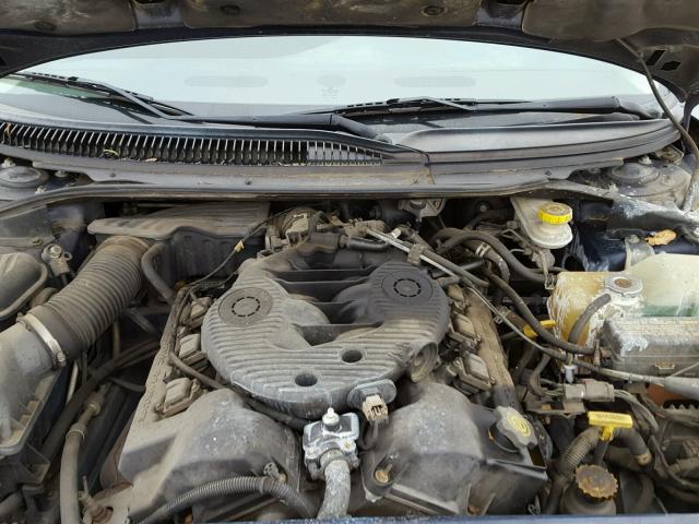 2B3HD46R84H646636 - 2004 DODGE INTREPID S BLUE photo 7