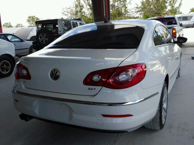 WVWML7AN4AE514059 - 2010 VOLKSWAGEN CC SPORT WHITE photo 4