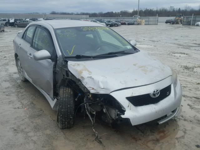 1NXBU40EX9Z152059 - 2009 TOYOTA COROLLA BA SILVER photo 1