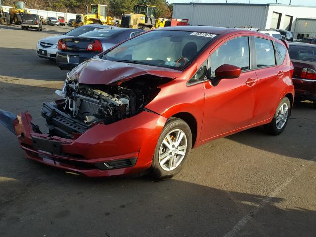 3N1CE2CP2HL353134 - 2017 NISSAN VERSA NOTE RED photo 2