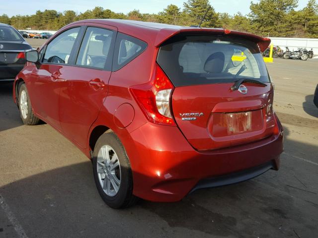 3N1CE2CP2HL353134 - 2017 NISSAN VERSA NOTE RED photo 3