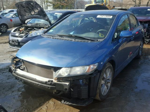2HGFA1F82BH510330 - 2011 HONDA CIVIC EX ლურჯი ფოტო 2
