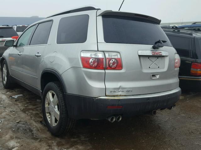 1GKER33708J189166 - 2008 GMC ACADIA SLT SILVER photo 3