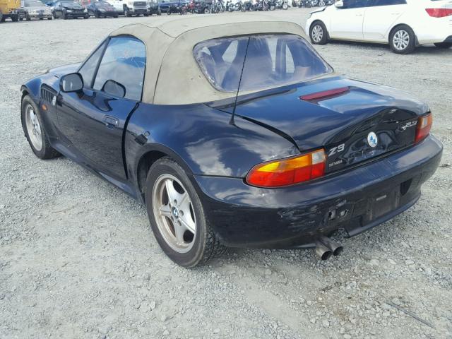 4USCH9333XLF82570 - 1999 BMW Z3 2.3 BLACK photo 3