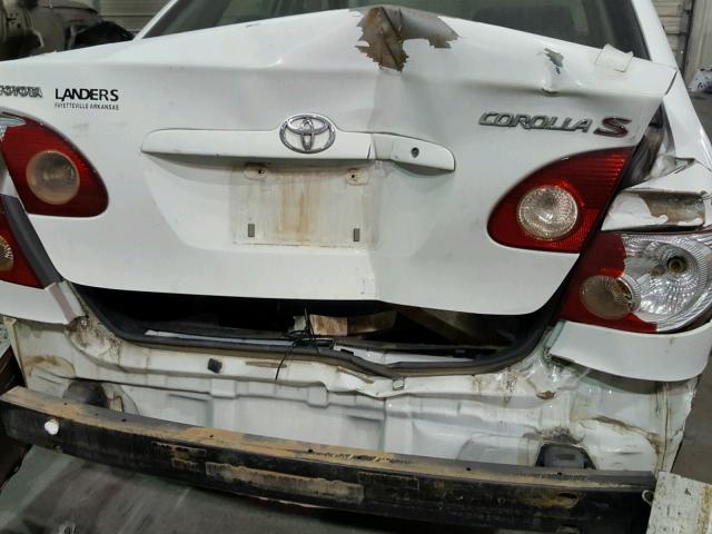 1NXBR32EX6Z569671 - 2006 TOYOTA COROLLA CE WHITE photo 9