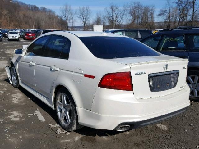 19UUA66216A060500 - 2006 ACURA 3.2TL WHITE photo 3