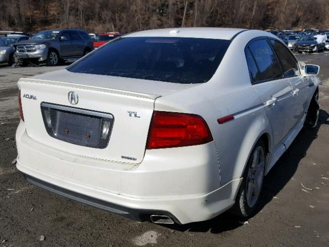 19UUA66216A060500 - 2006 ACURA 3.2TL WHITE photo 4