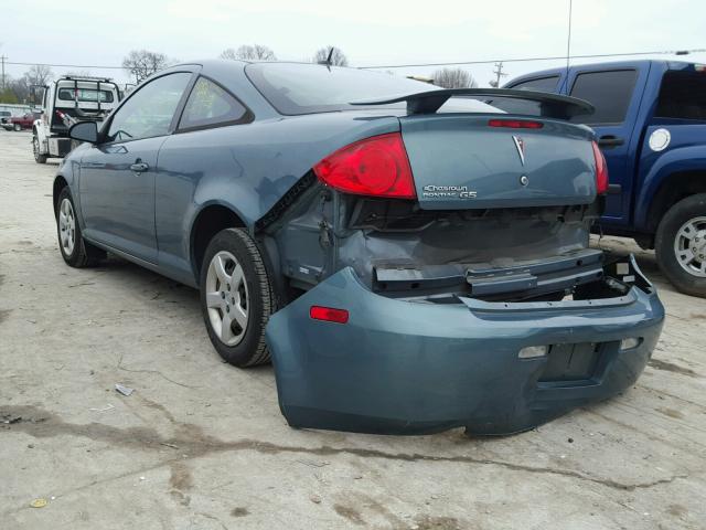 1G2AS18H097131873 - 2009 PONTIAC G5 GREEN photo 3