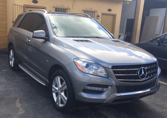 4JGDA5HBXCA036175 - 2012 MERCEDES-BENZ ML 350 4MA CHARCOAL photo 1