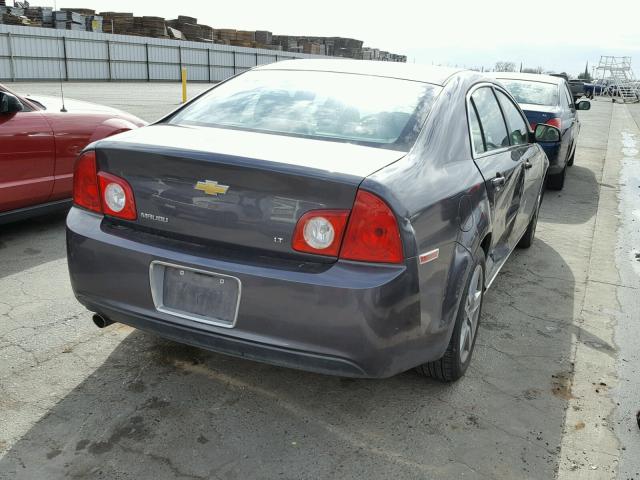 1G1ZC5EB9A4165599 - 2010 CHEVROLET MALIBU 1LT CHARCOAL photo 4