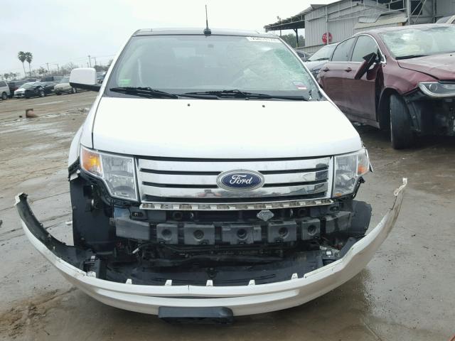 2FMDK3KC4ABB64478 - 2010 FORD EDGE LIMIT WHITE photo 9