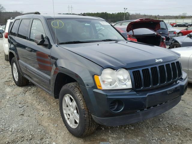 1J4GS48K76C193559 - 2006 JEEP GRAND CHER GREEN photo 1