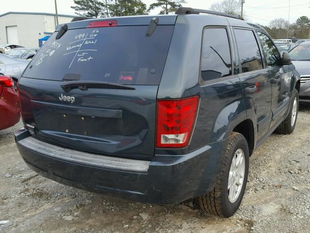 1J4GS48K76C193559 - 2006 JEEP GRAND CHER GREEN photo 4