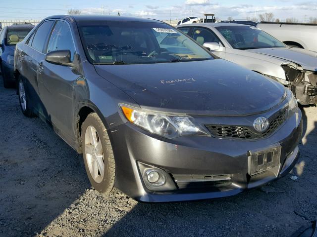 4T1BF1FK4CU604665 - 2012 TOYOTA CAMRY BASE GRAY photo 1