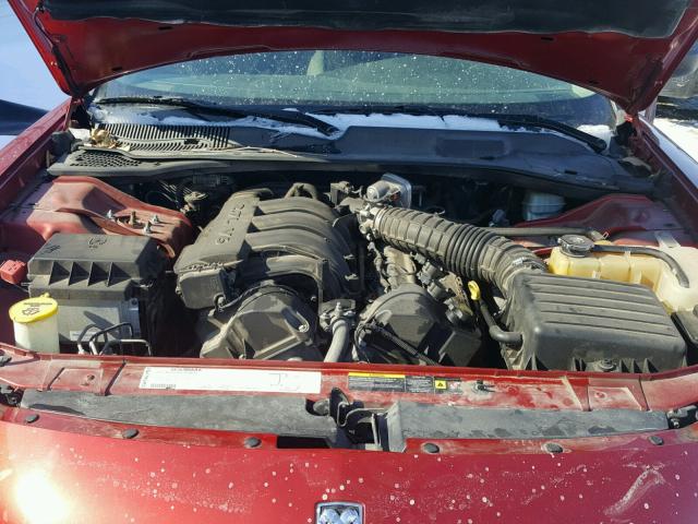 2B3KA43R96H392764 - 2006 DODGE CHARGER SE RED photo 7