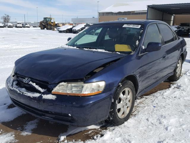 JHMCG66012C027243 - 2002 HONDA ACCORD EX BLUE photo 2