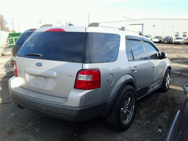 1FMDK05127GA18171 - 2007 FORD FREESTYLE GRAY photo 4