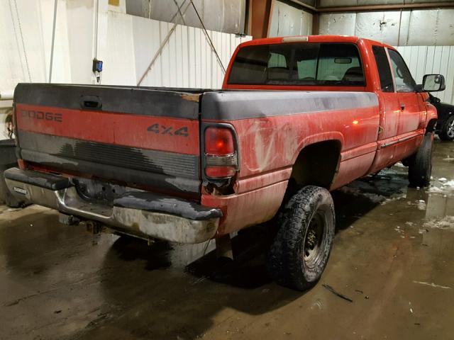 3B7KF23731G235274 - 2001 DODGE RAM 2500 RED photo 4