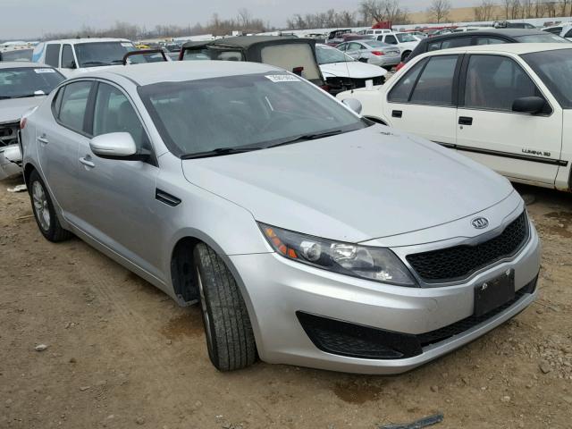 KNAGM4A76B5152597 - 2011 KIA OPTIMA LX SILVER photo 1