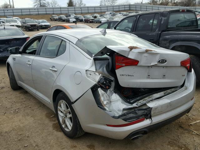 KNAGM4A76B5152597 - 2011 KIA OPTIMA LX SILVER photo 9