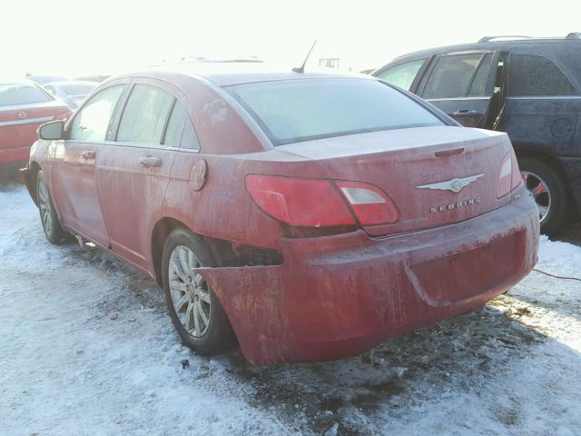 1C3CC5FB4AN202732 - 2010 CHRYSLER SEBRING LI RED photo 3