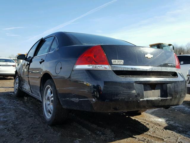 2G1WT58K869366784 - 2006 CHEVROLET IMPALA LT BLACK photo 3