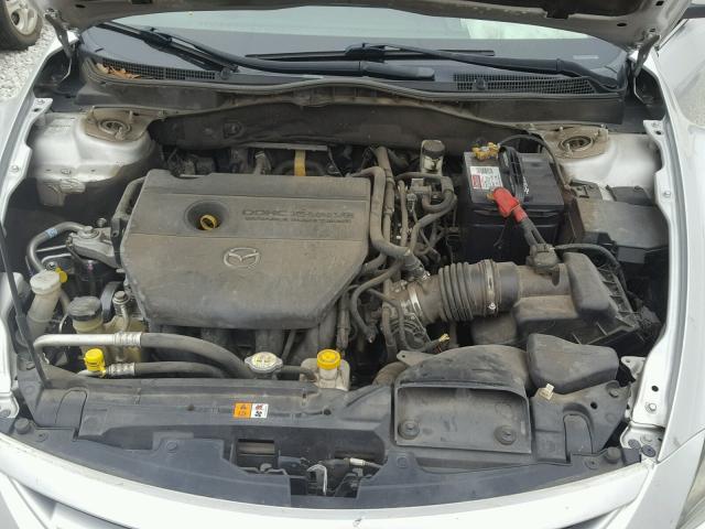 1YVHZ8BH6B5M09095 - 2011 MAZDA 6 I GRAY photo 7