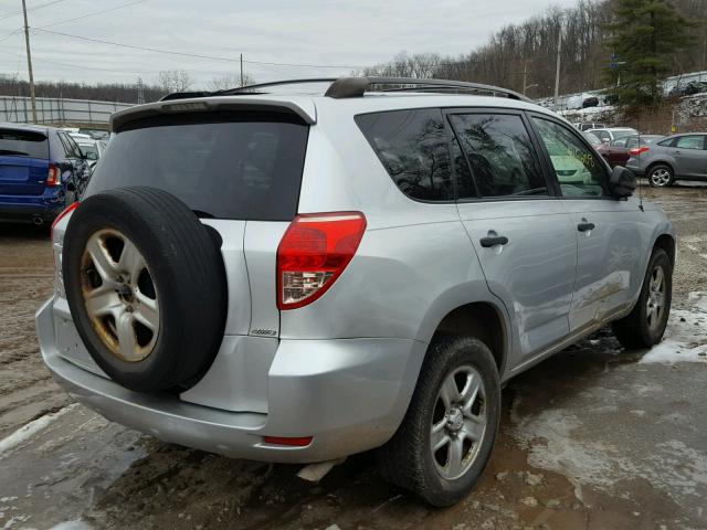 JTMBD33V085194260 - 2008 TOYOTA RAV4 SILVER photo 4