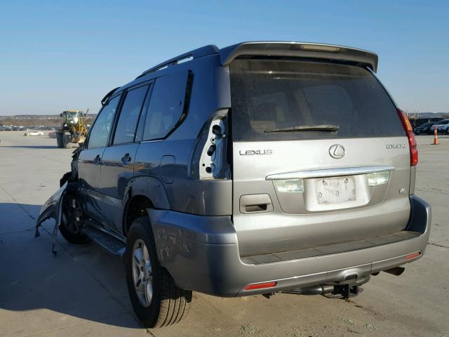 JTJBT20X130020140 - 2003 LEXUS GX 470 GRAY photo 3