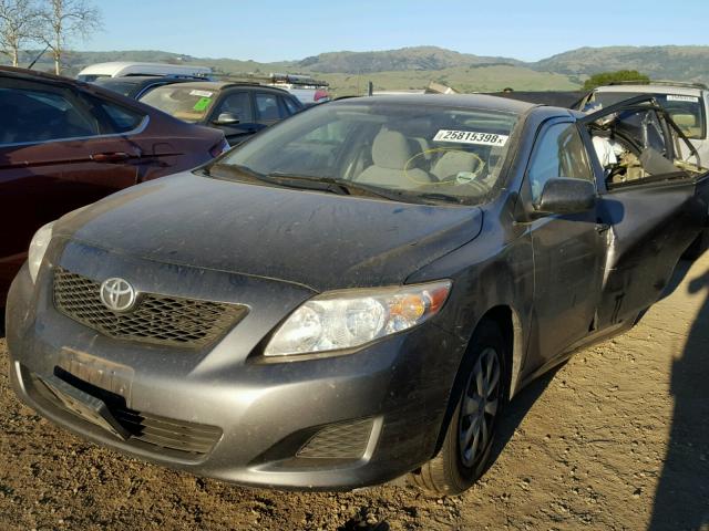 JTDBU4EE5AJ069772 - 2010 TOYOTA COROLLA BA GRAY photo 2