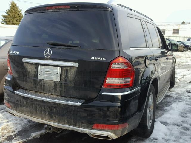 4JGBF7BE7BA711048 - 2011 MERCEDES-BENZ GL 450 4MA BLACK photo 4