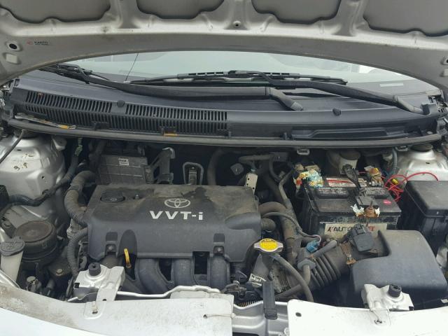 JTDBT923771095897 - 2007 TOYOTA YARIS GRAY photo 7