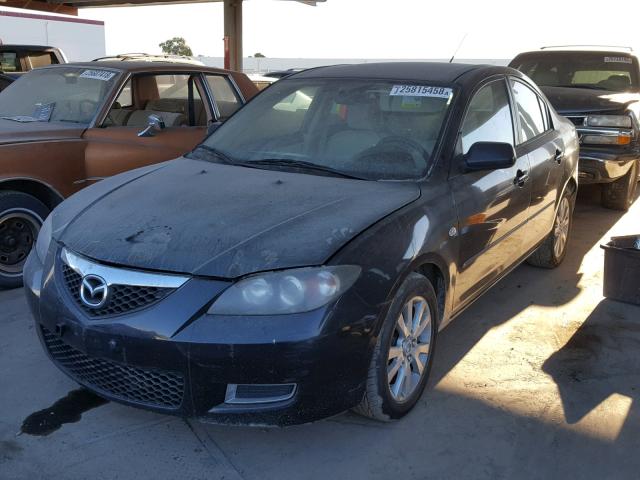 JM1BK12G981846989 - 2008 MAZDA 3 I GRAY photo 2