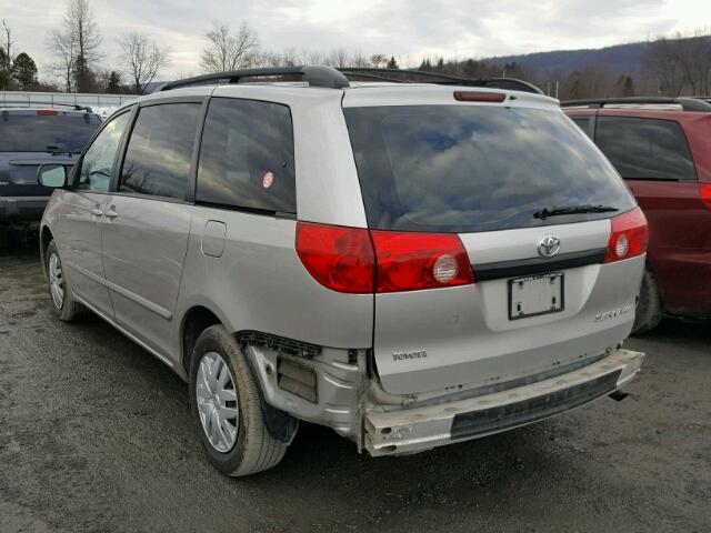 5TDZA23C56S580325 - 2006 TOYOTA SIENNA CE GRAY photo 3