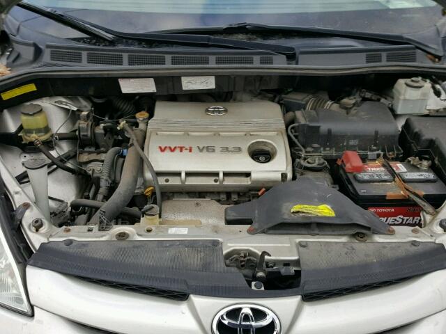 5TDZA23C56S580325 - 2006 TOYOTA SIENNA CE GRAY photo 7