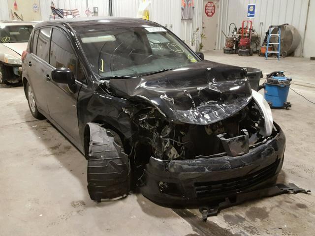 3N1BC13E99L378334 - 2009 NISSAN VERSA S BLACK photo 1