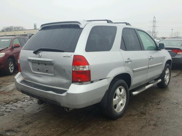 2HNYD18253H500409 - 2003 ACURA MDX SILVER photo 4