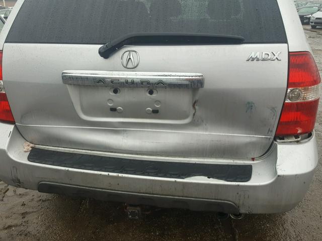 2HNYD18253H500409 - 2003 ACURA MDX SILVER photo 9