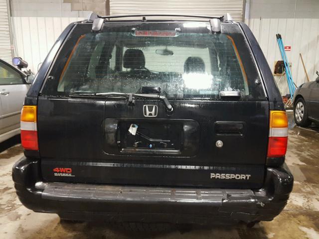 4S6DM58W2Y4406400 - 2000 HONDA PASSPORT E BLACK photo 9
