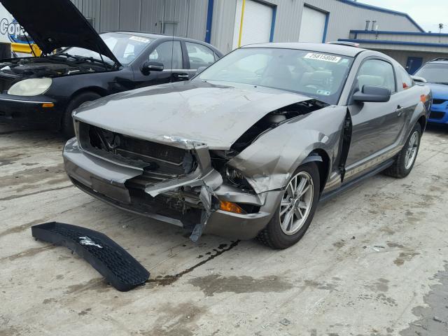 1ZVFT80N855239783 - 2005 FORD MUSTANG TAN photo 2