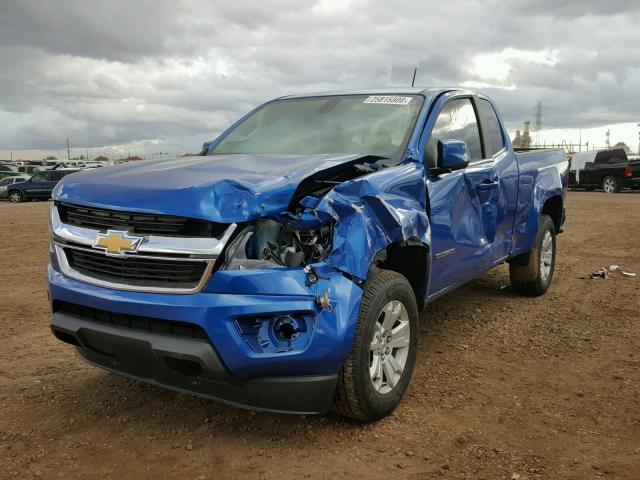1GCHSCEA6J1138623 - 2018 CHEVROLET COLORADO L BLUE photo 2