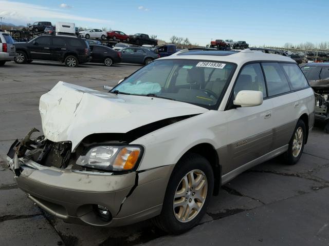 4S3BH6862Y7600910 - 2000 SUBARU LEGACY OUT WHITE photo 2