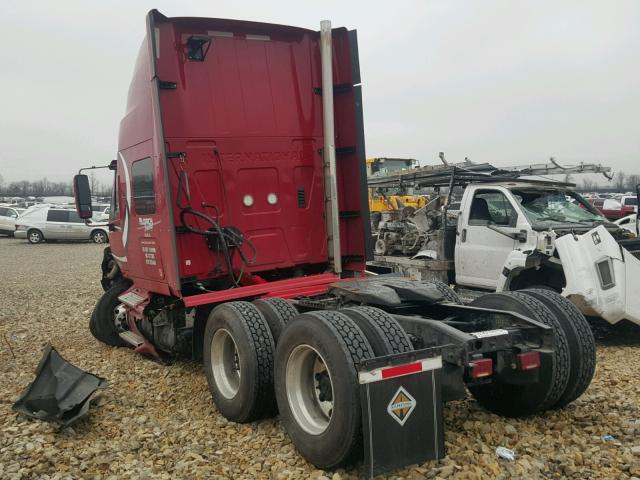 3HSDJSJR1CN582863 - 2012 INTERNATIONAL PROSTAR أحمر صورة 3