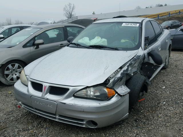 1G2NE52F75M237658 - 2005 PONTIAC GRAND AM S ვერცხლისფერი ფოტო 2