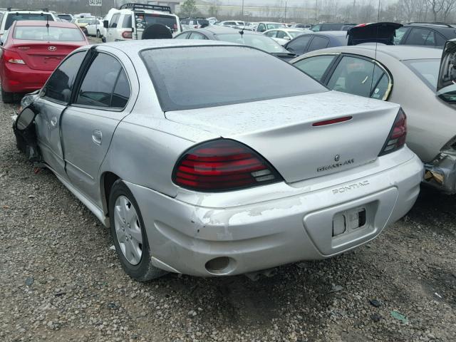 1G2NE52F75M237658 - 2005 PONTIAC GRAND AM S ვერცხლისფერი ფოტო 3